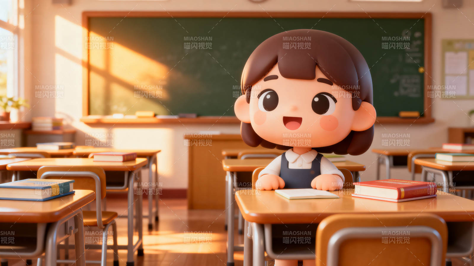 教室里的学生认真学习图片