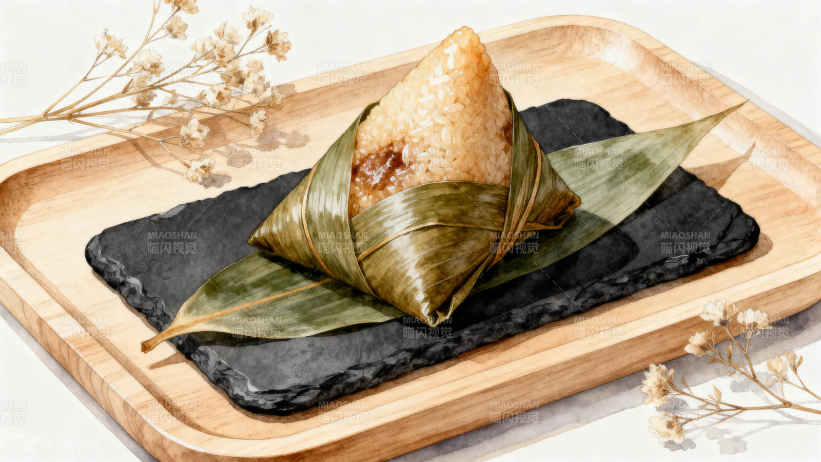 端午节传统美食粽子图片