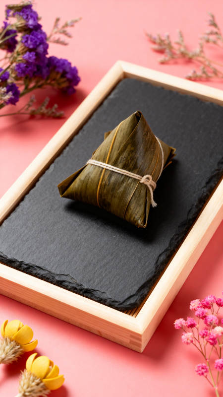 端午节传统粽子特写图片