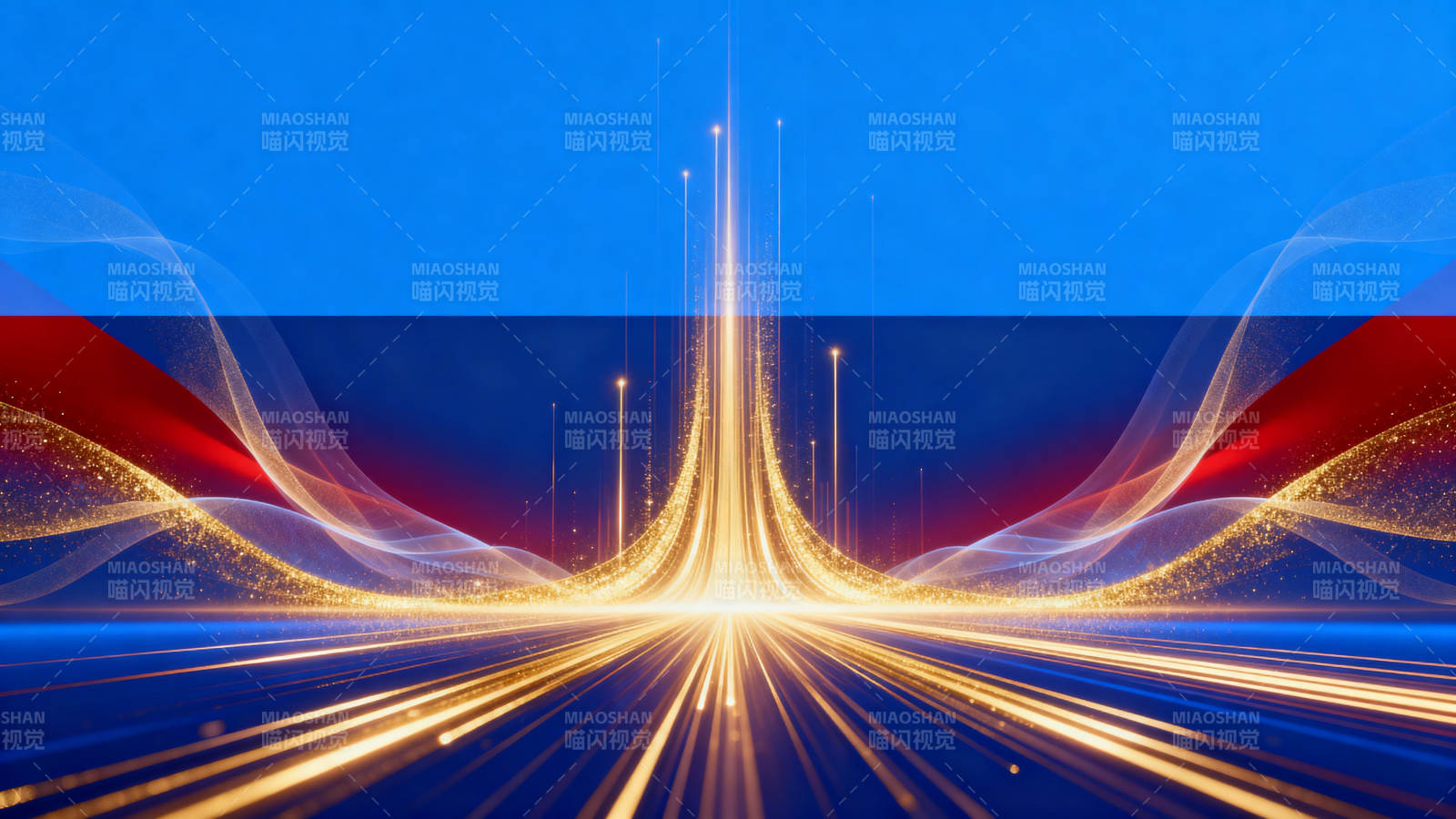 金色光束抽象背景图片