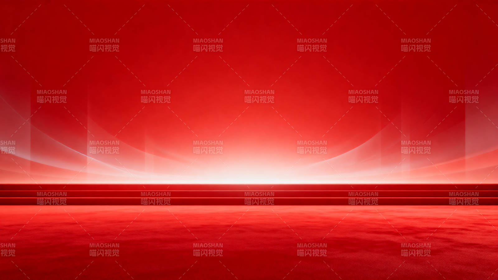 红色背景抽象舞台设计图片