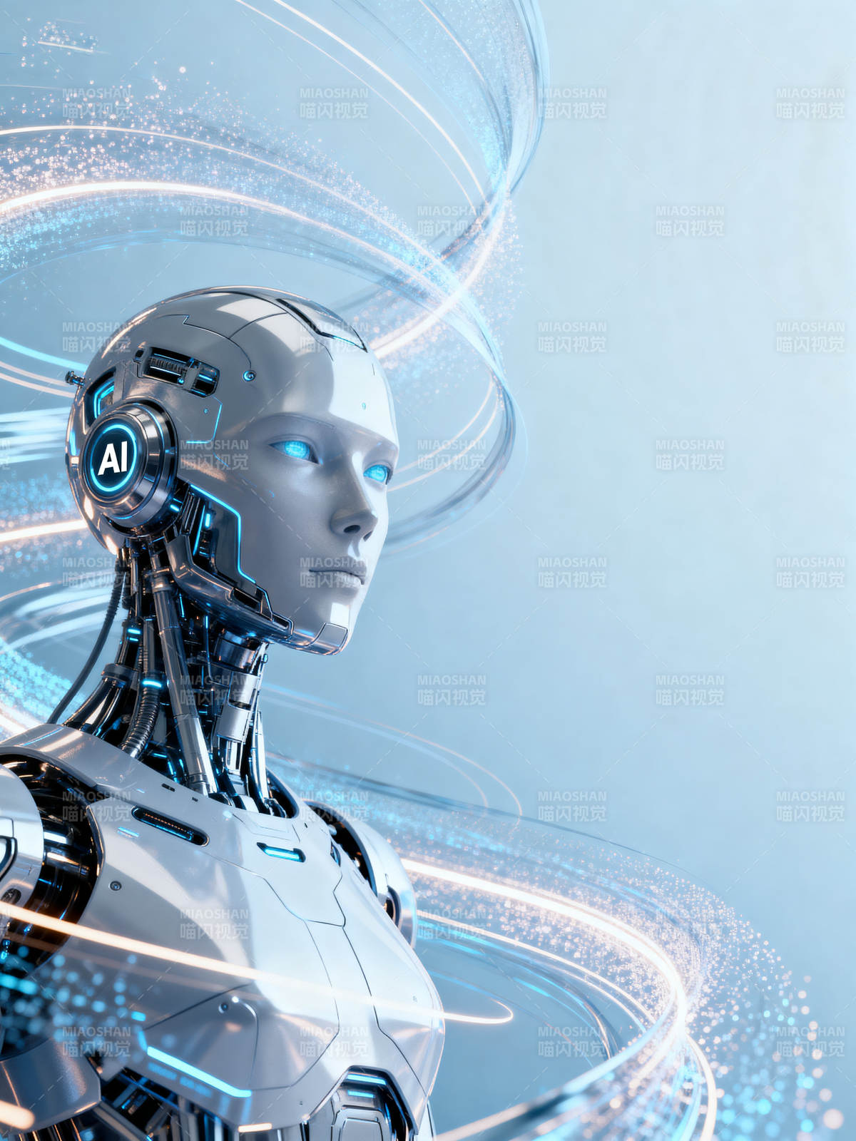 人工智能机器人科技感图片