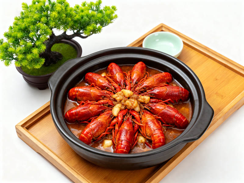 砂锅龙虾美味诱人图片