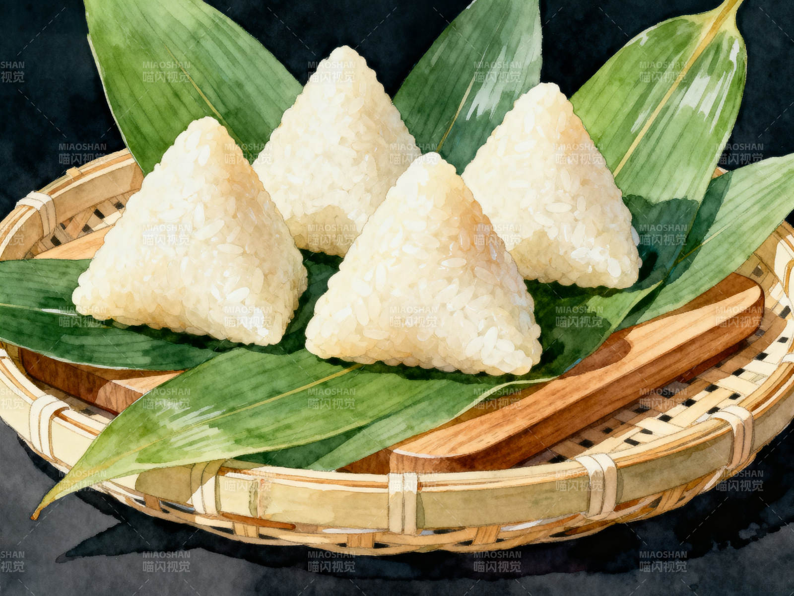 端午节传统美食粽子图片