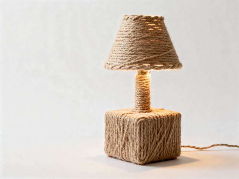 麻绳台灯创意设计图片