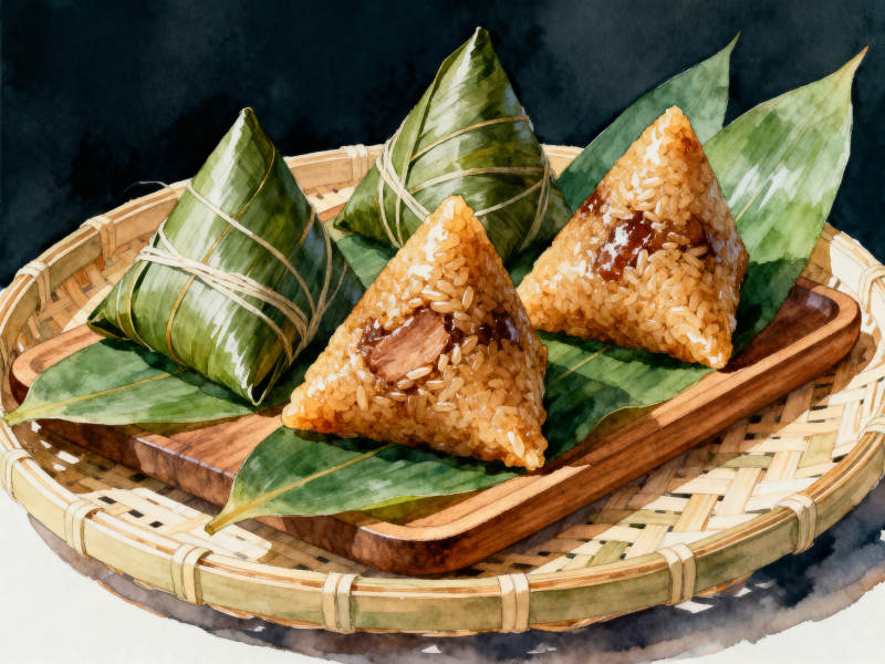 端午节传统美食粽子图片