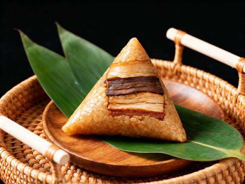 美味肉粽传统美食图片