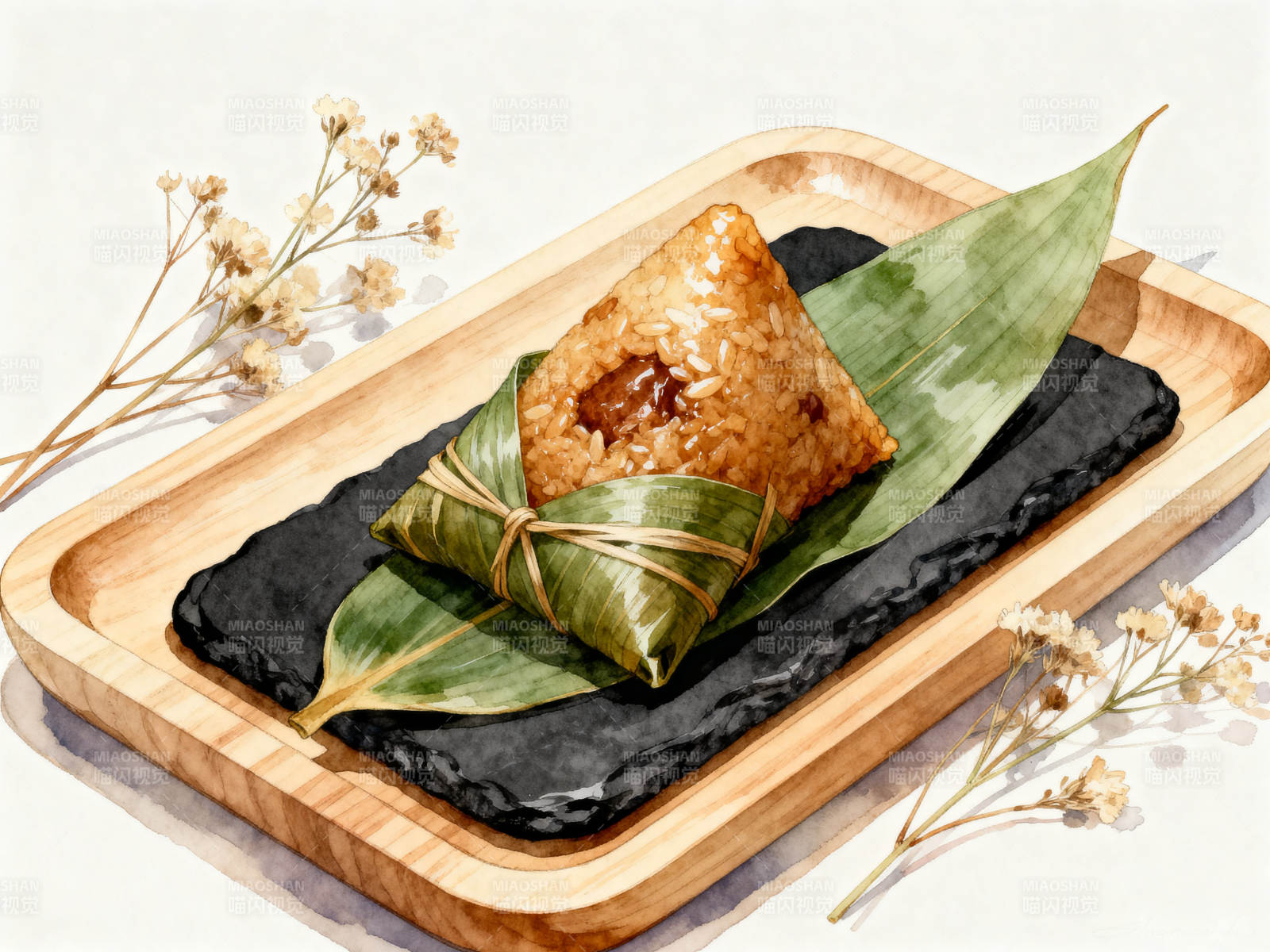 端午节传统美食粽子图片