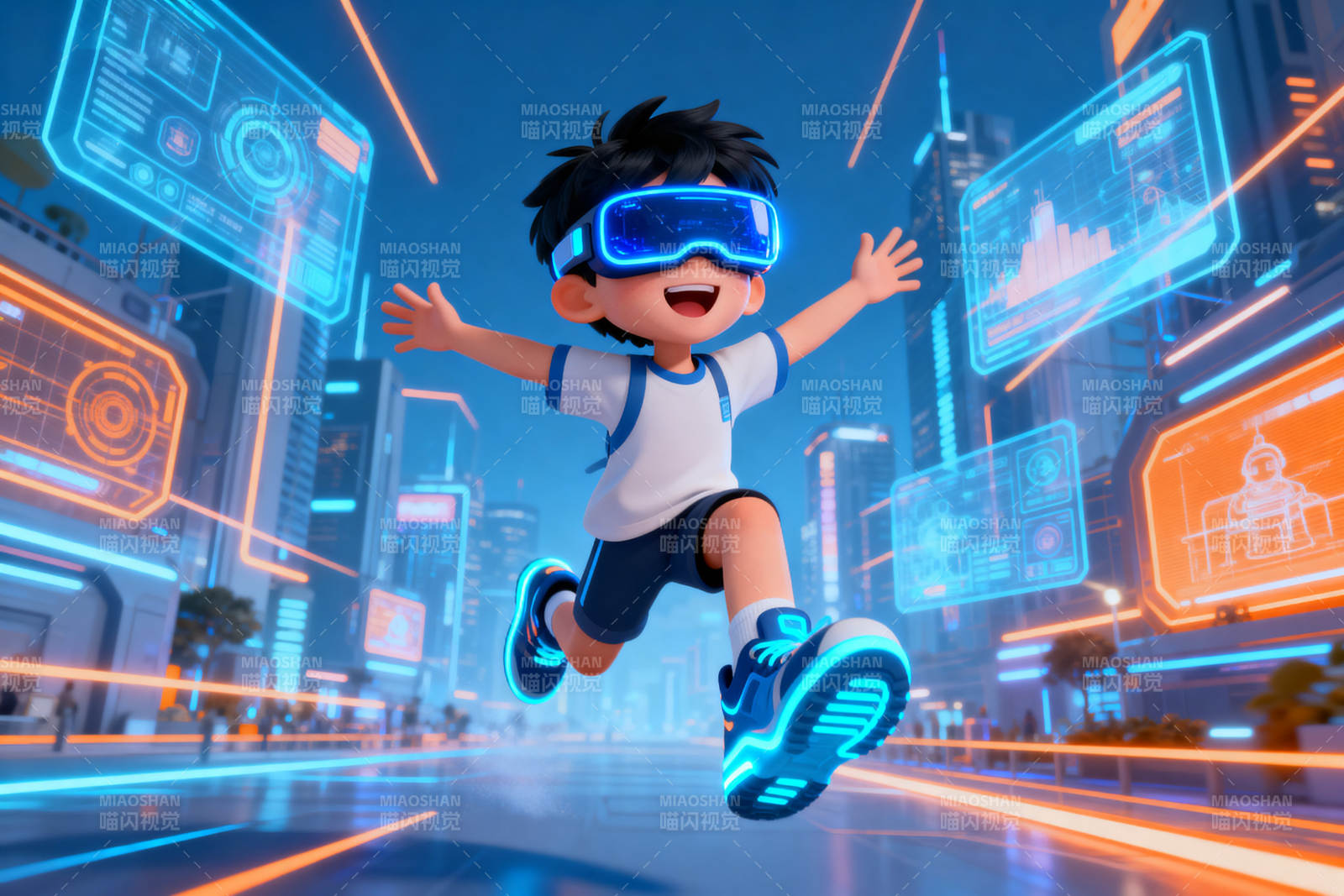 未来科技虚拟现实体验图片