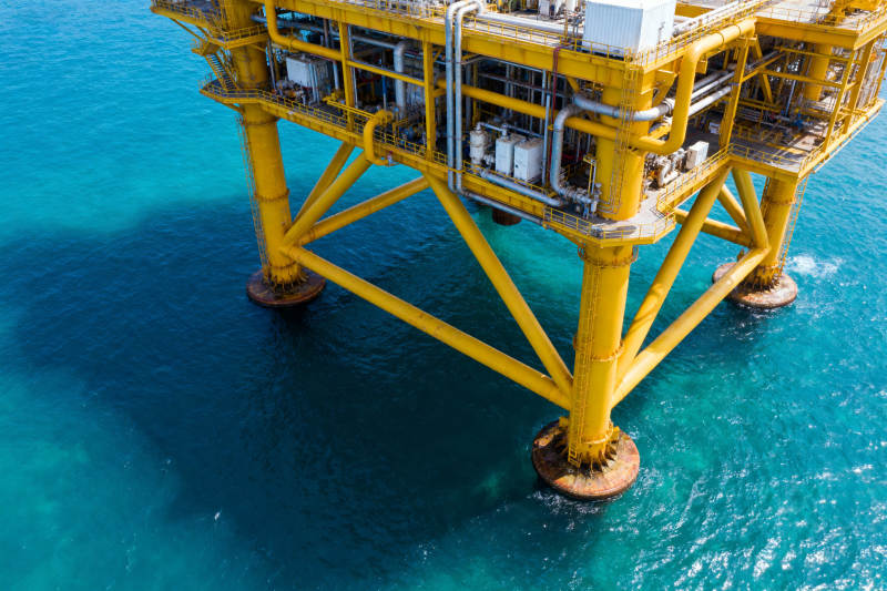 海洋石油钻井平台结构图片