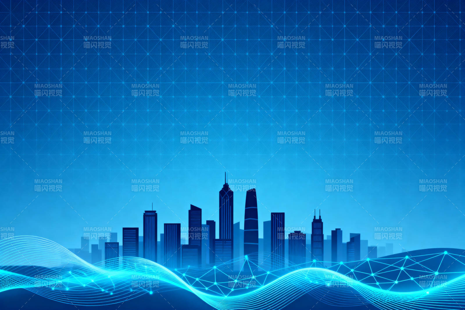 智慧城市科技背景图片