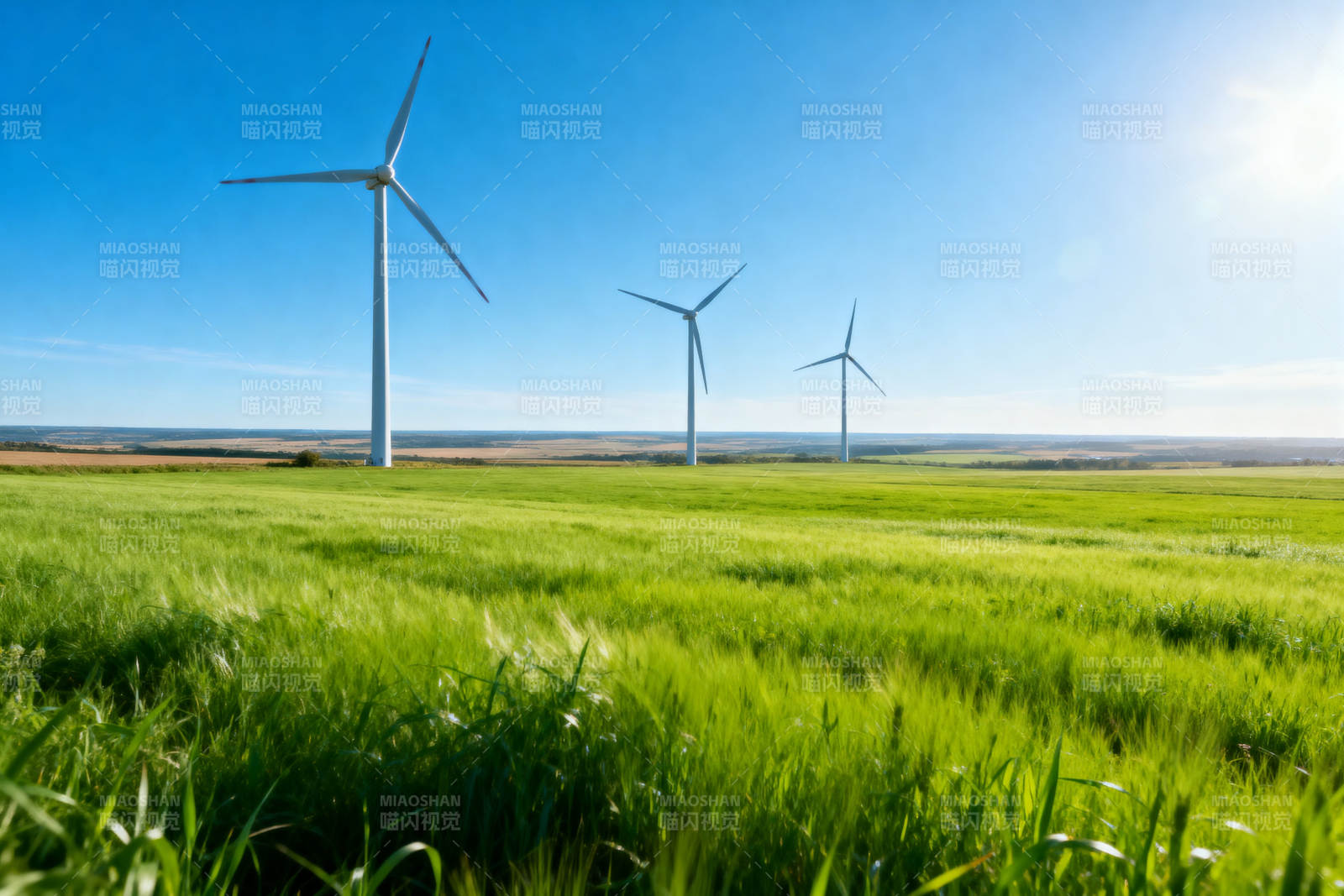 风力发电绿色能源图片