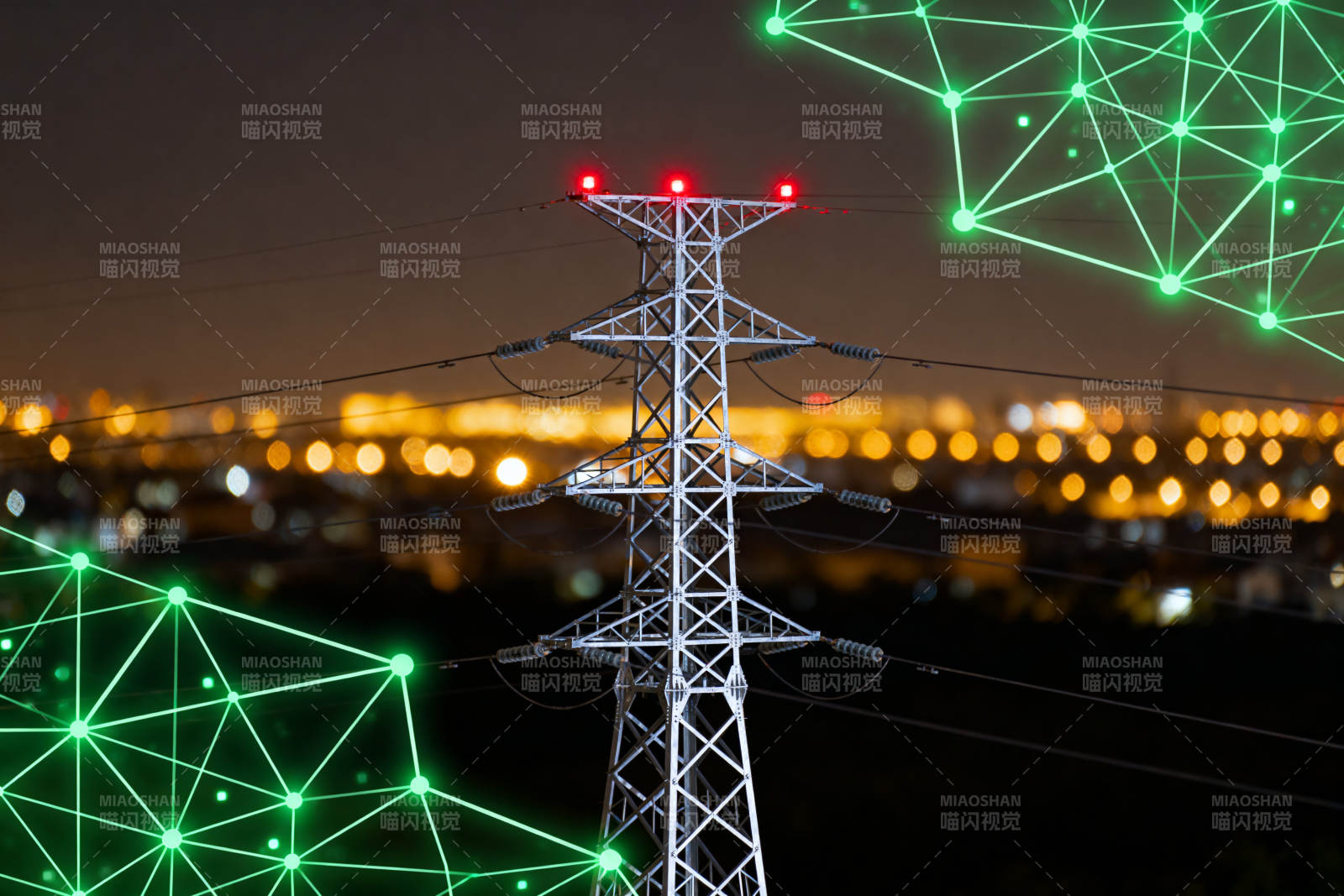 智能电网电力传输图片