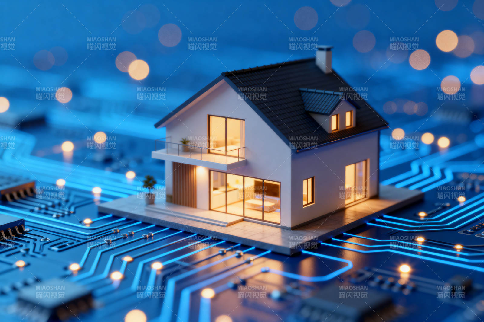 智能房屋科技电路图片
