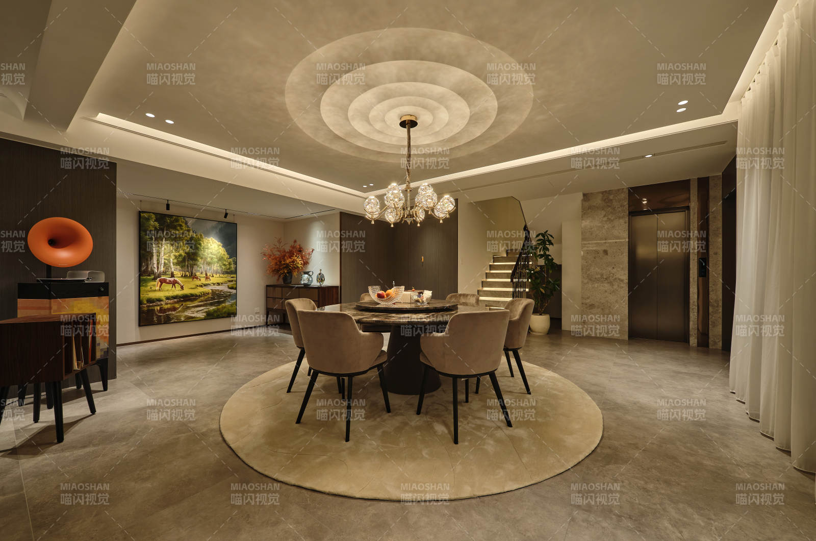 现代简约餐厅设计图片