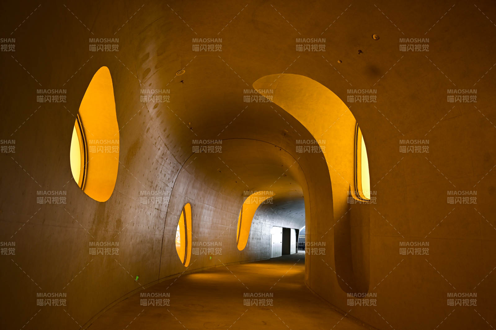 深圳文化广场现代建筑光影几何美学效果图片