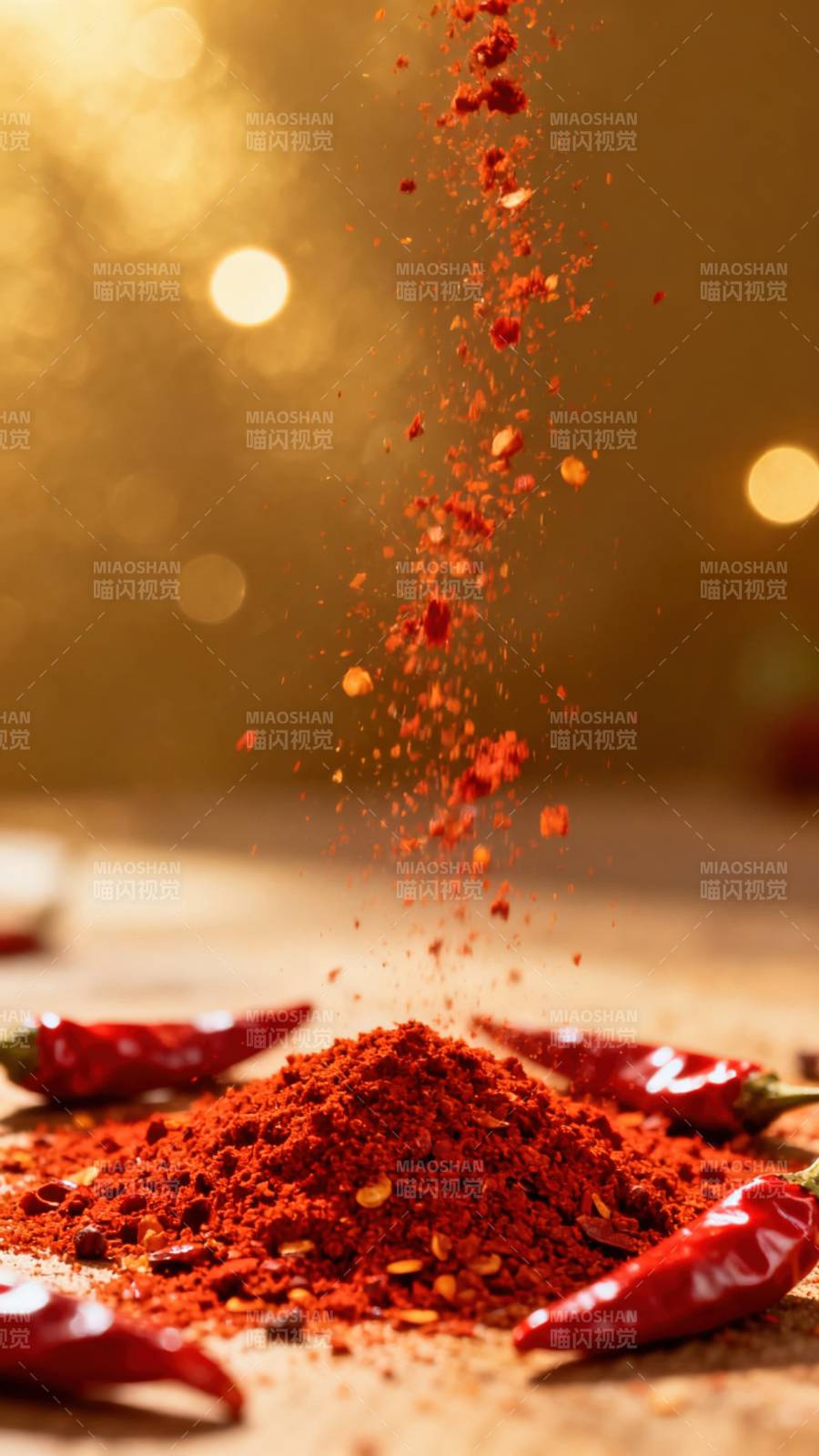 辣椒粉飞舞图片