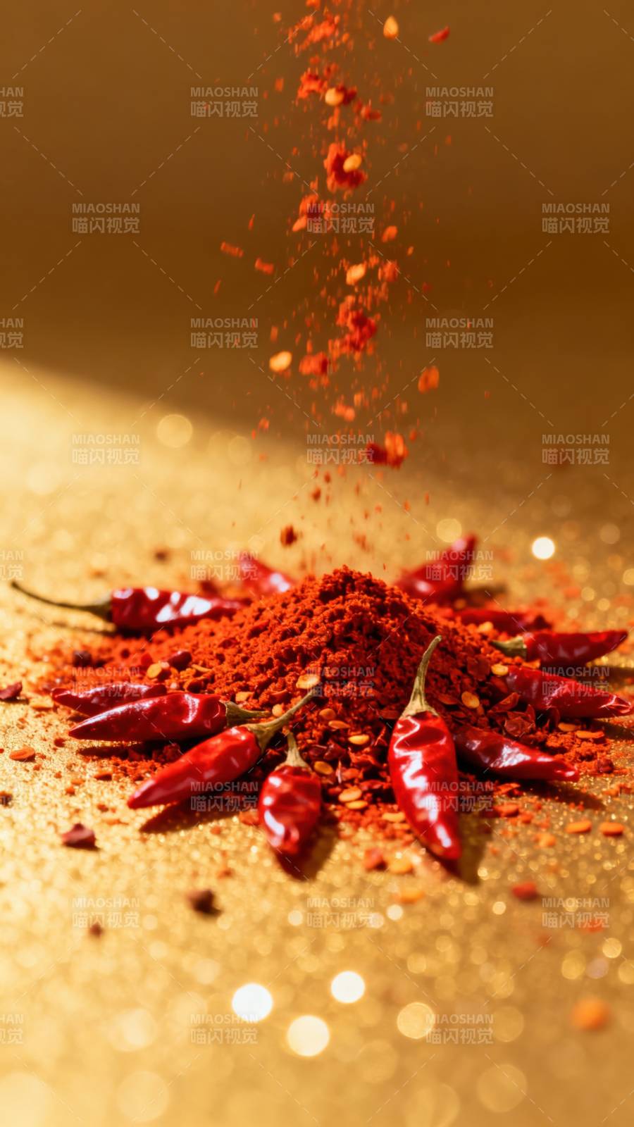 辣椒粉飞扬图片