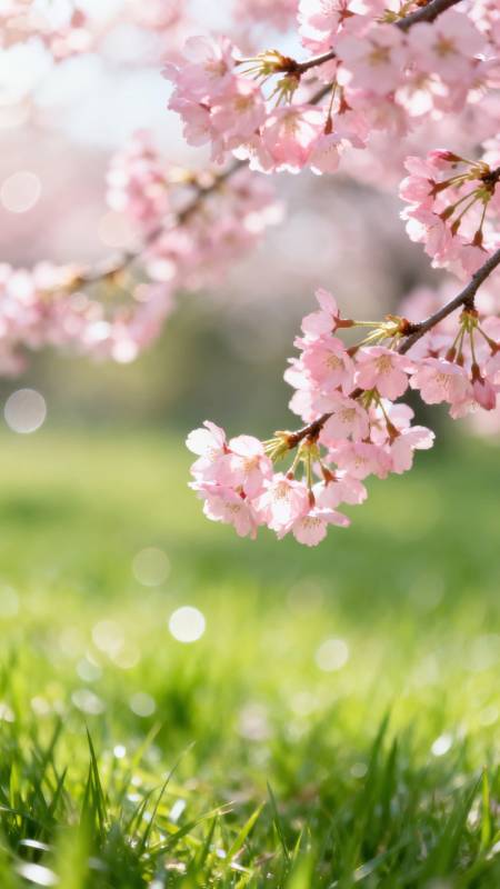 樱花绽放春意浓图片