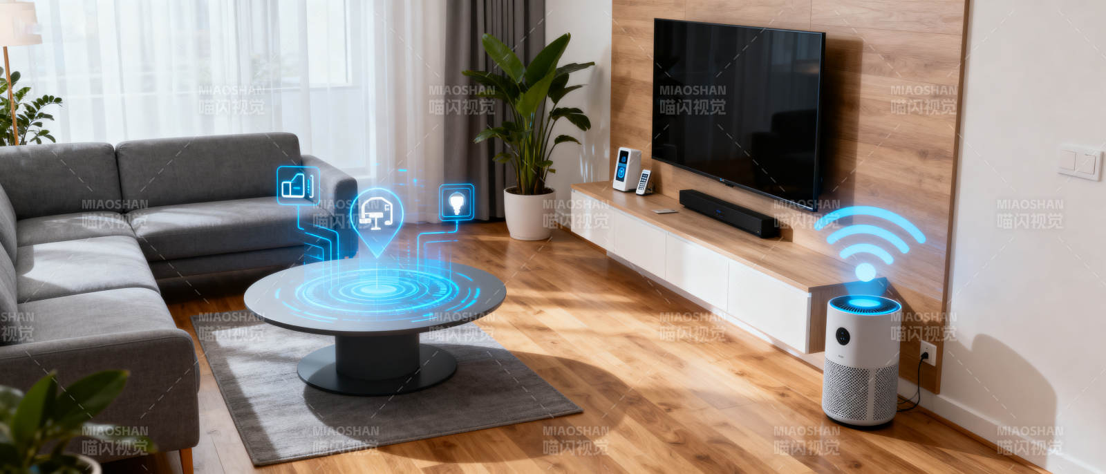 智能家居客厅科技生活图片