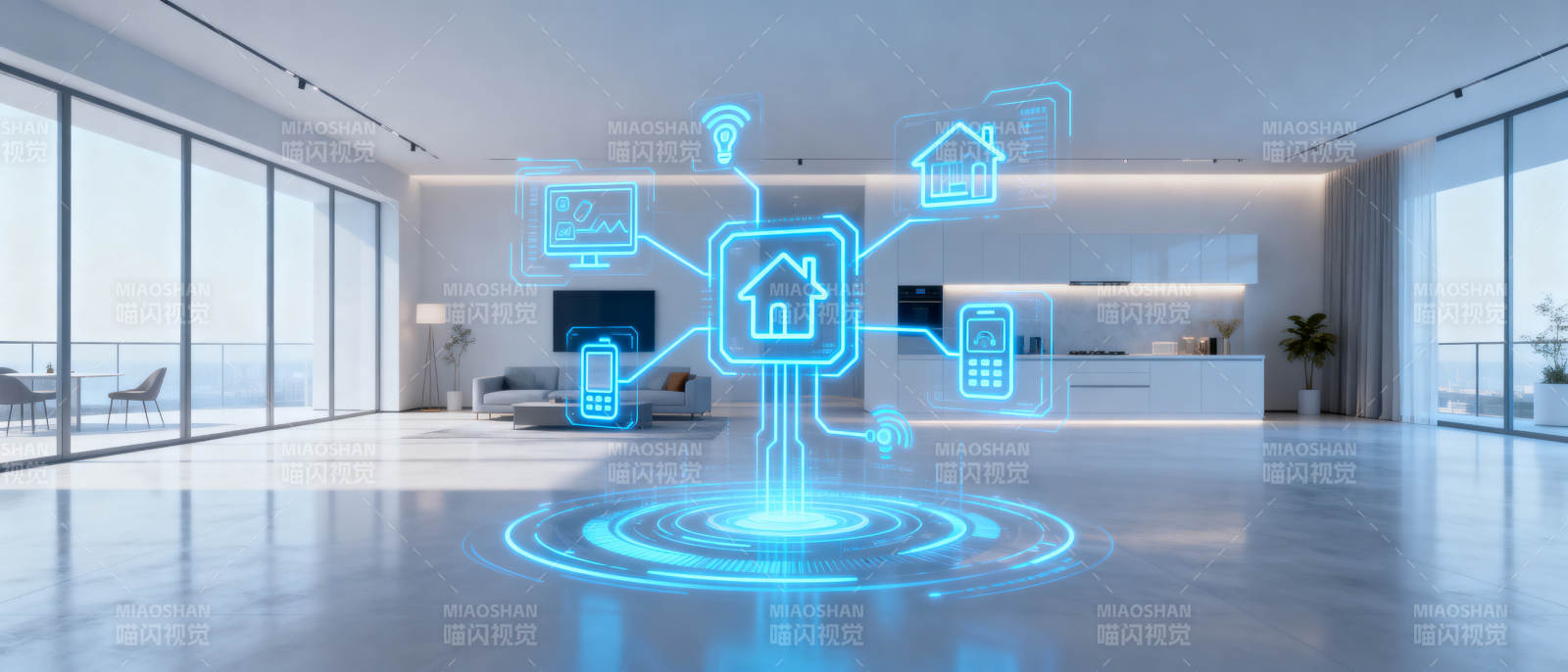 智能家居科技生活场景图片