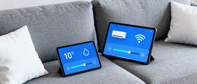 智能设备控制家居温度图片