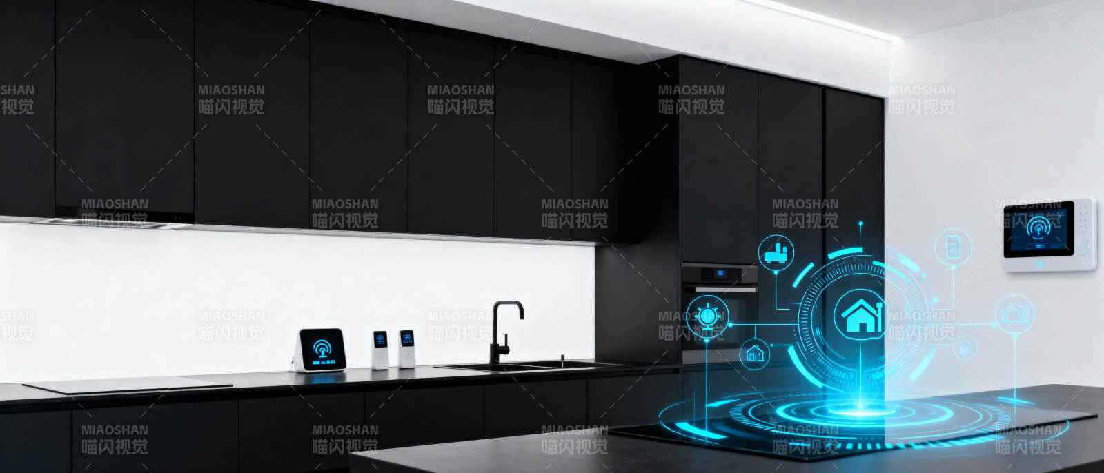 智能厨房科技家居系统图片