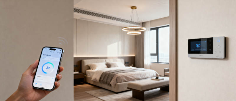 智能家居卧室场景展示图片