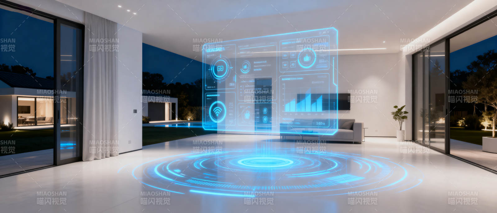 智能家居科技生活场景图片