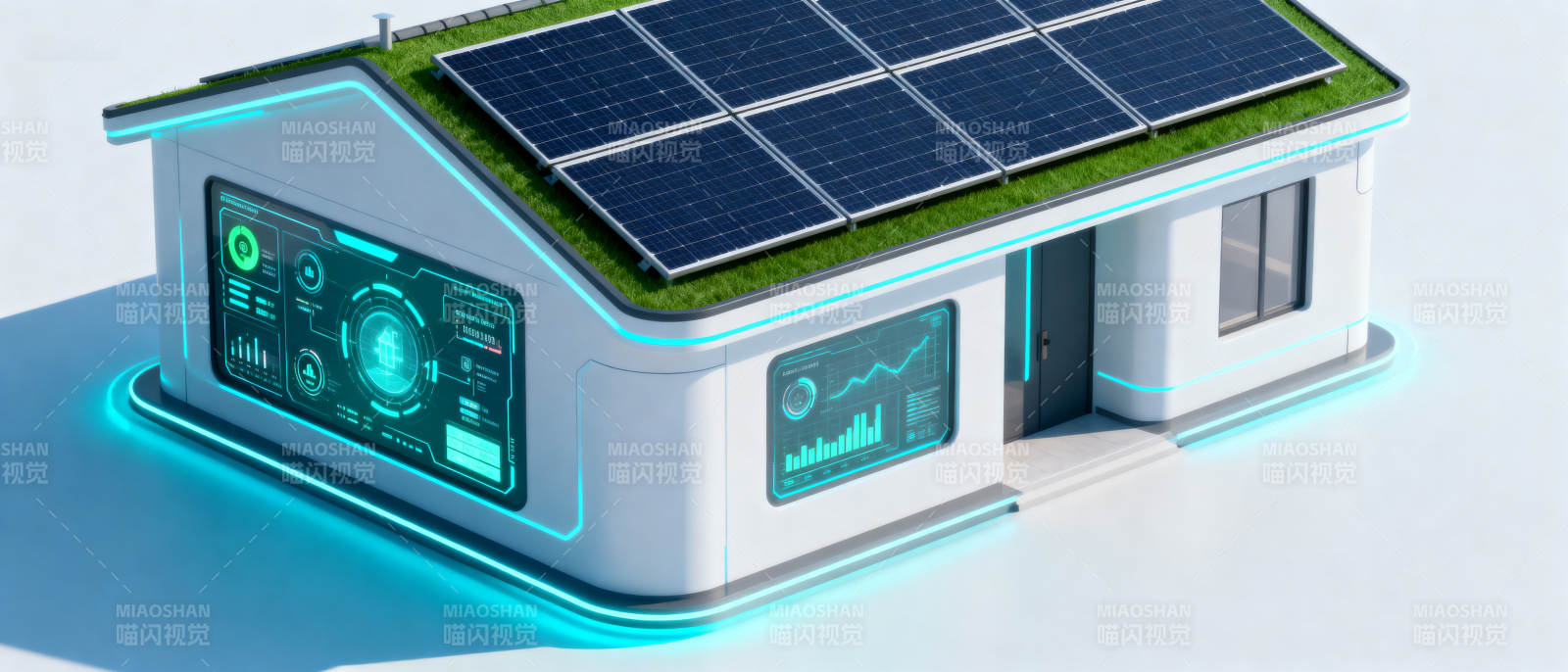 智能房屋绿色能源科技图片