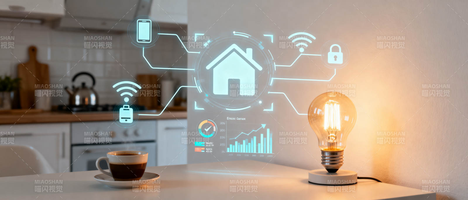 智能家居科技生活场景图片