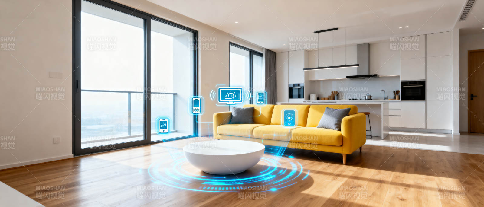 智能家居客厅科技生活图片