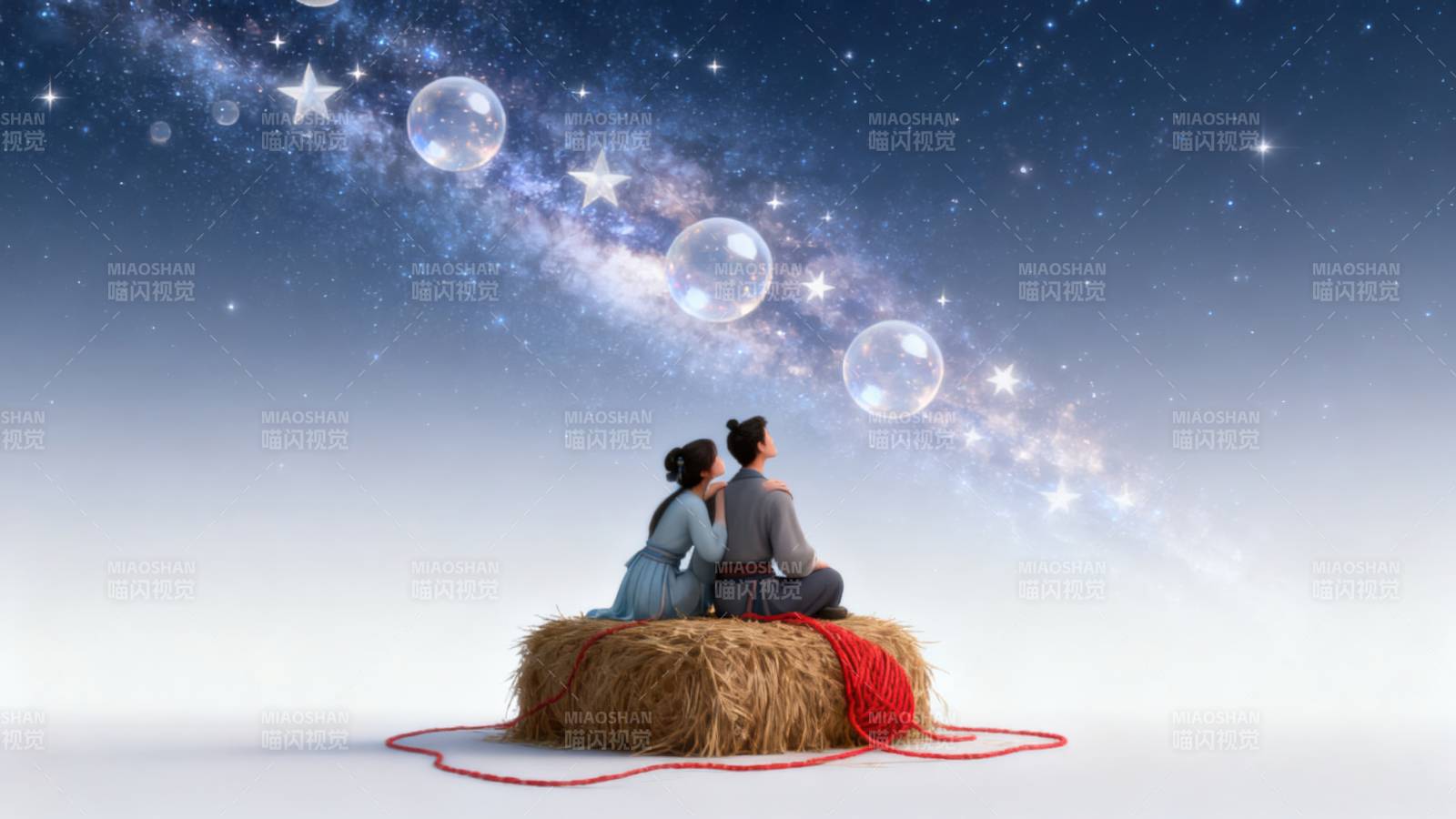 星空下的浪漫约定图片