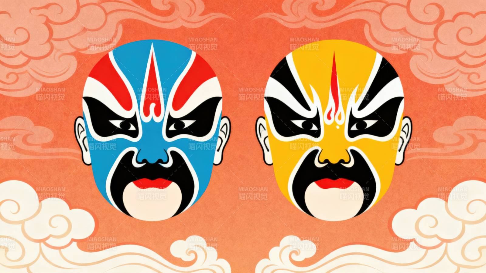 中国传统戏曲脸谱艺术图片