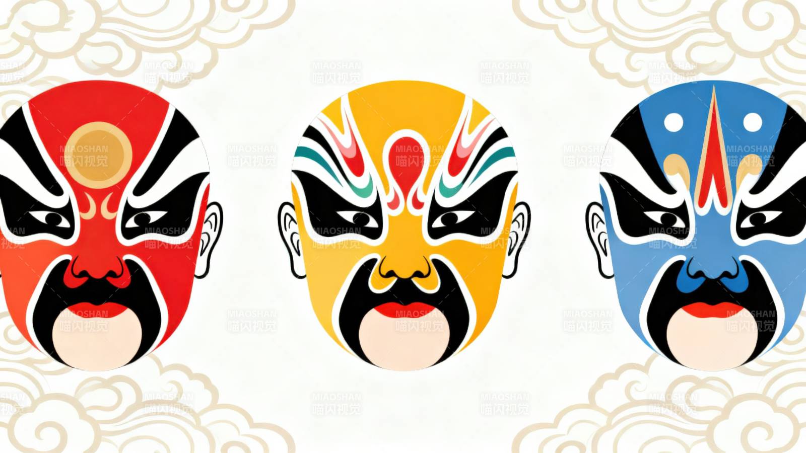 中国传统戏曲脸谱艺术图片