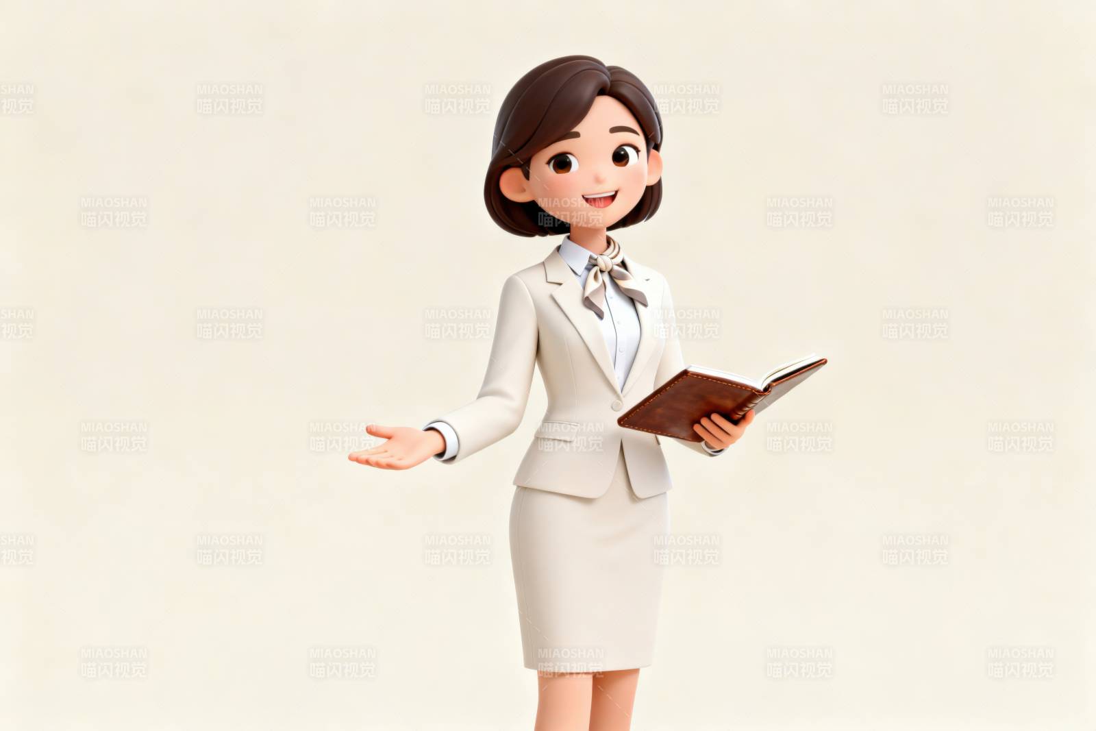 职业女性商务讲解图片