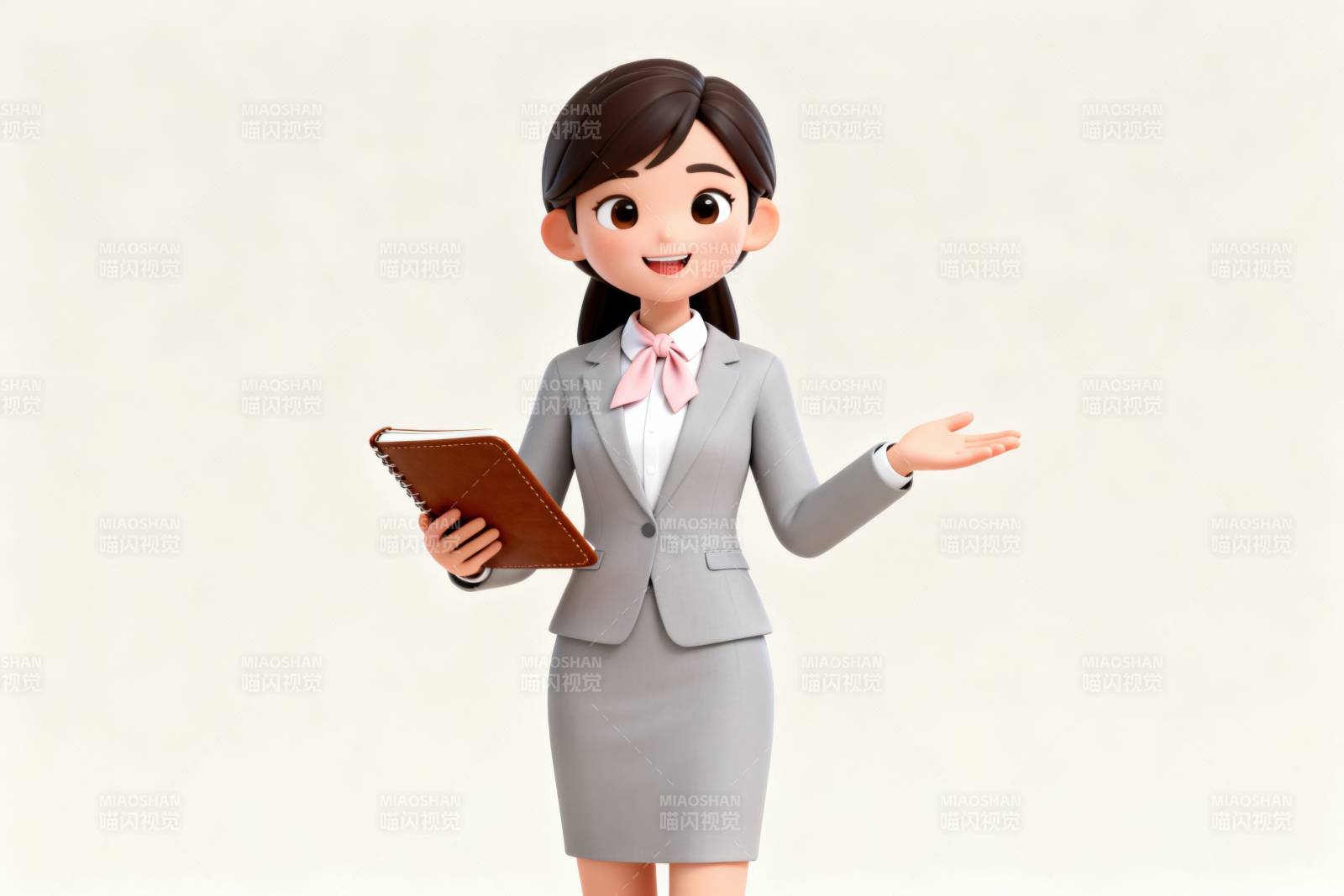 职业女性商务讲解图片