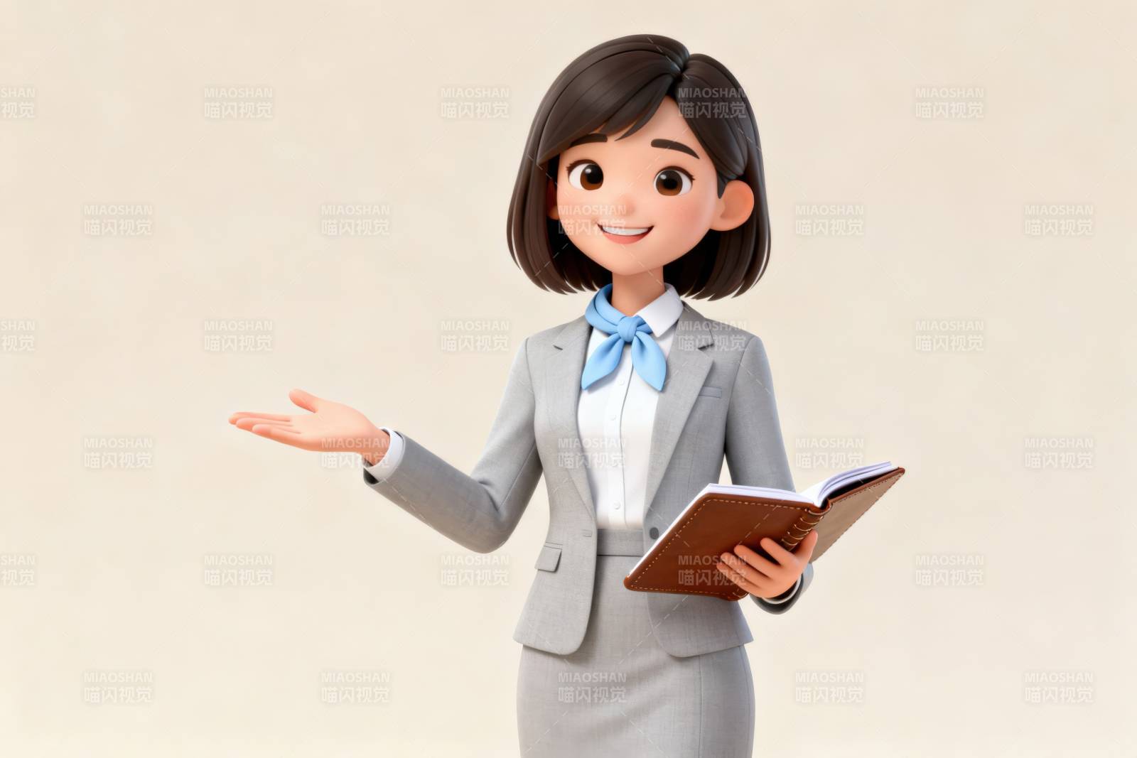 职业女性商务讲解图片