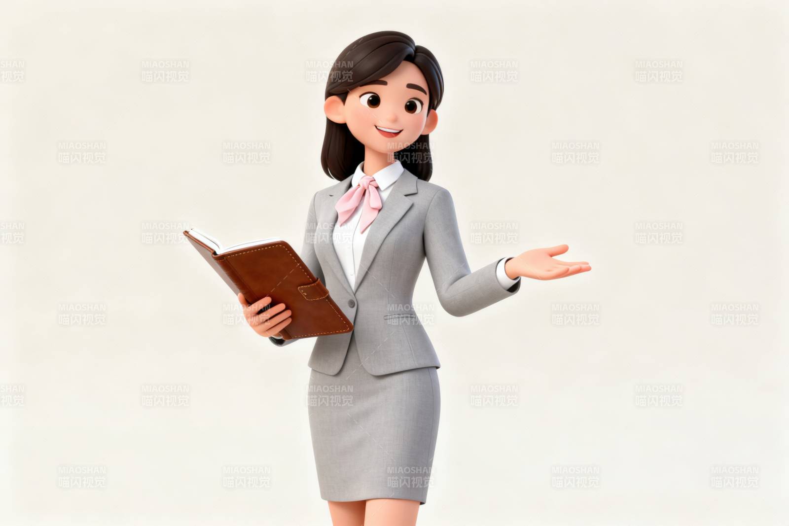 职业女性商务讲解图片