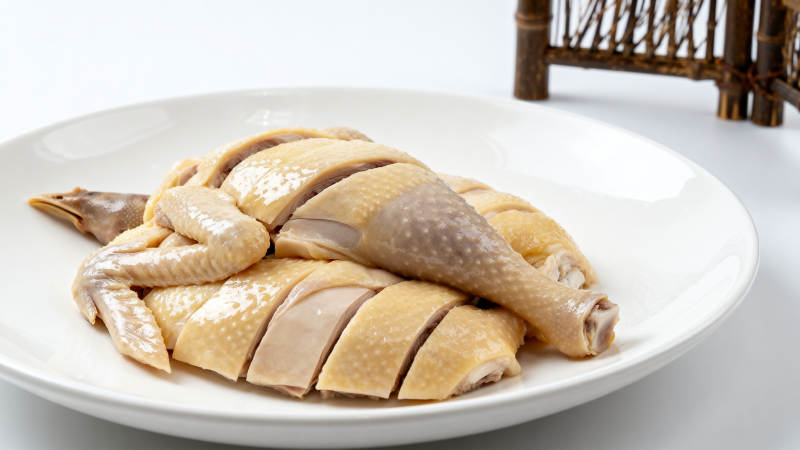 白切鸡传统美食展示图片