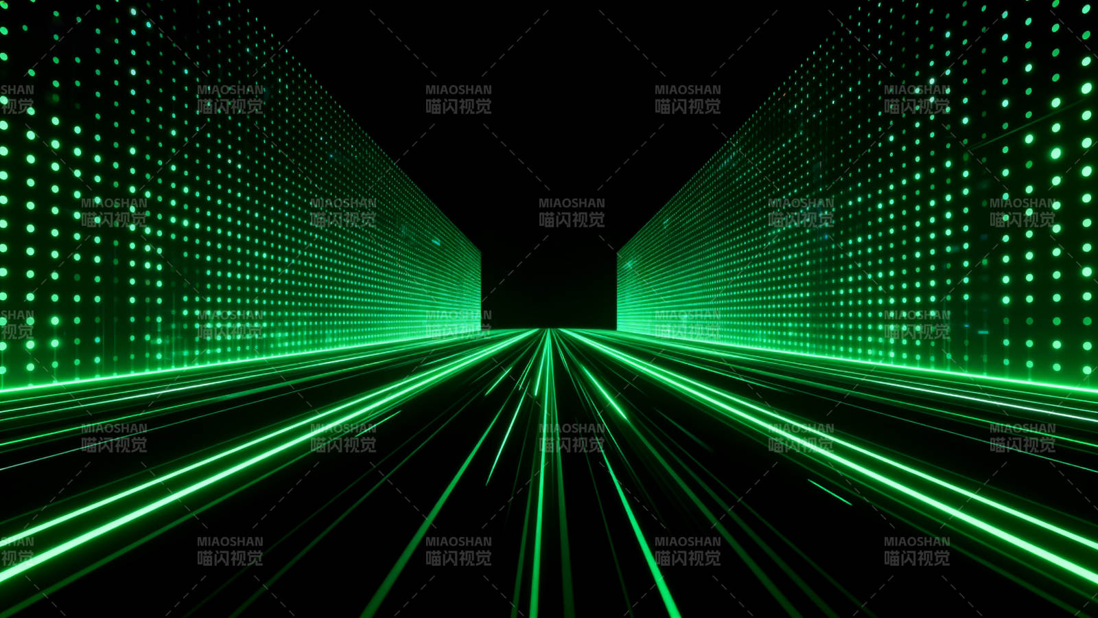 绿色光束科技通道图片