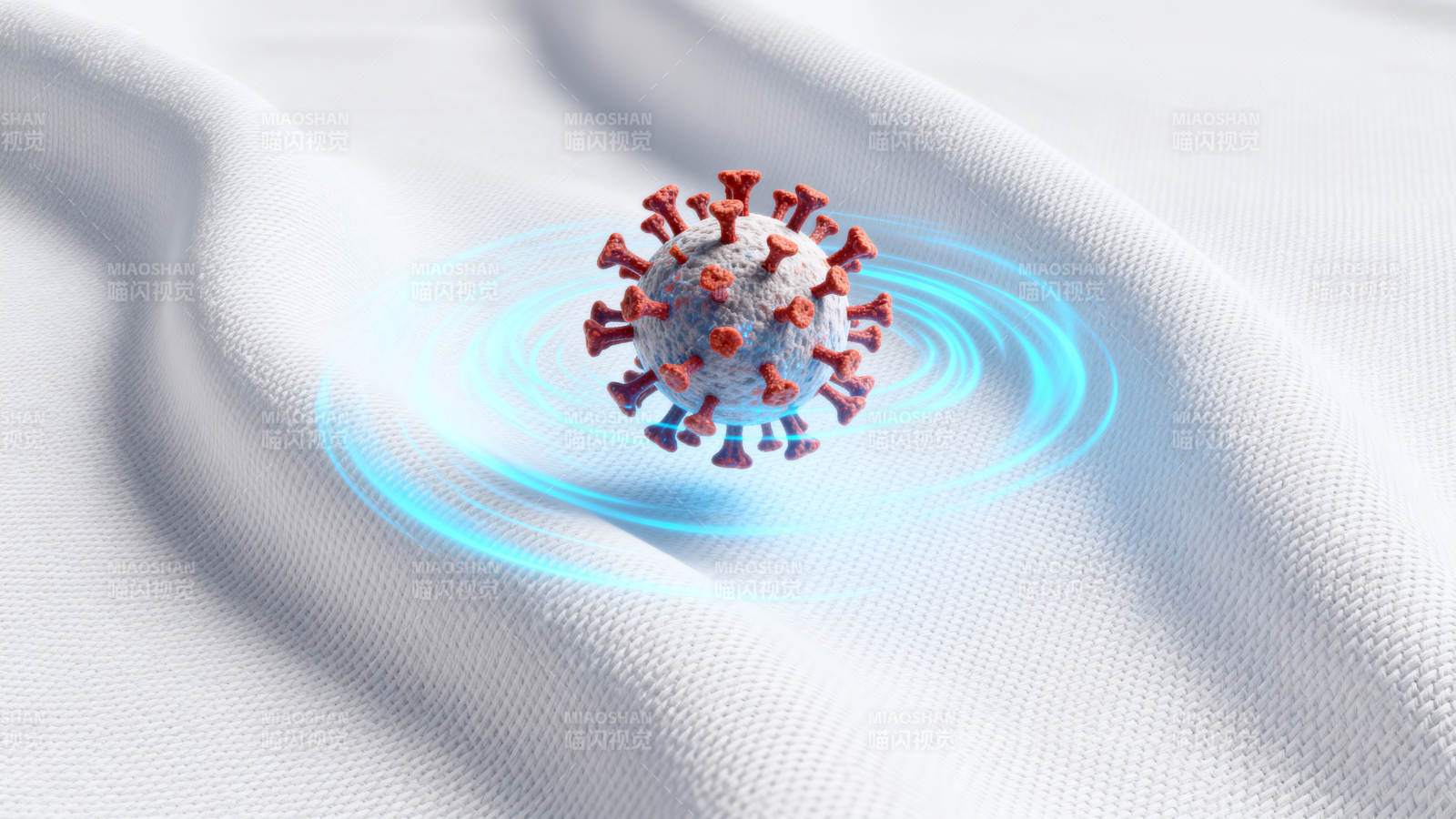 病毒防护科技效果展示图片