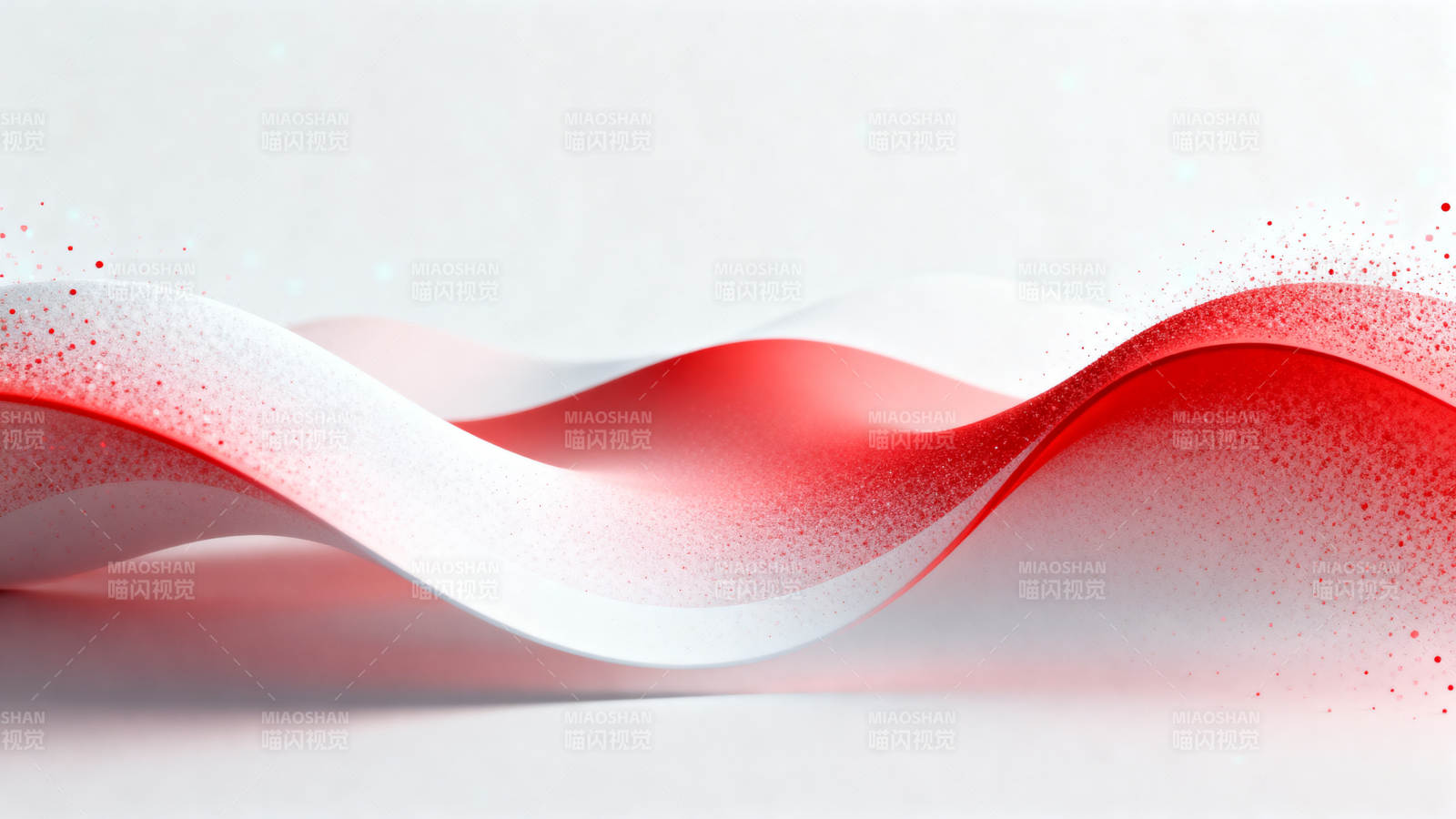 红色波浪抽象背景图片