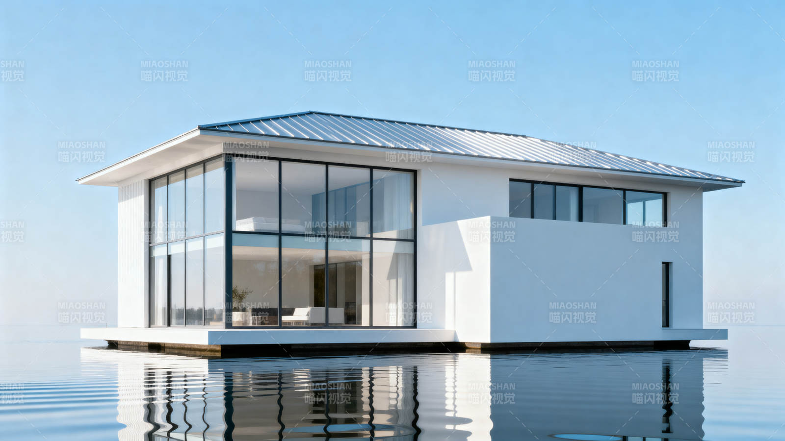 现代水上房屋设计图片