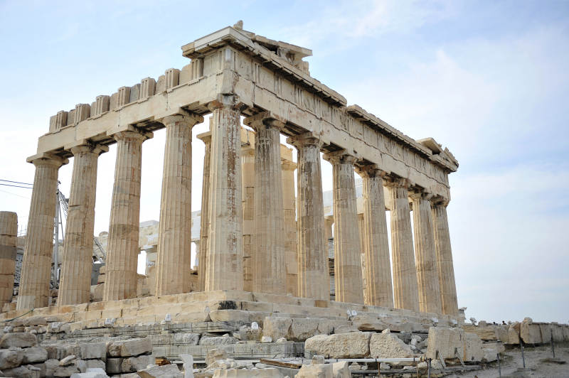 帕特农神庙遗址图片