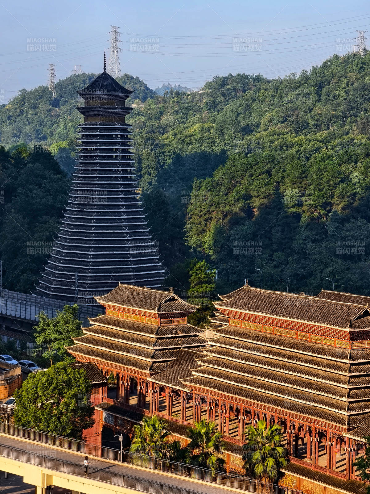 侗族鼓楼风光（贵阳）图片