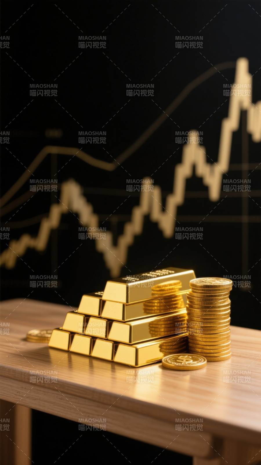 黄金投资与金融趋势图片