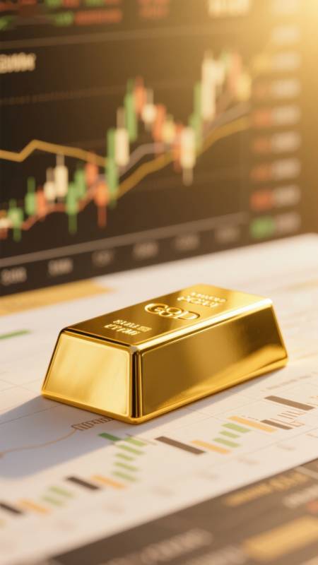 黄金投资金融趋势分析图片