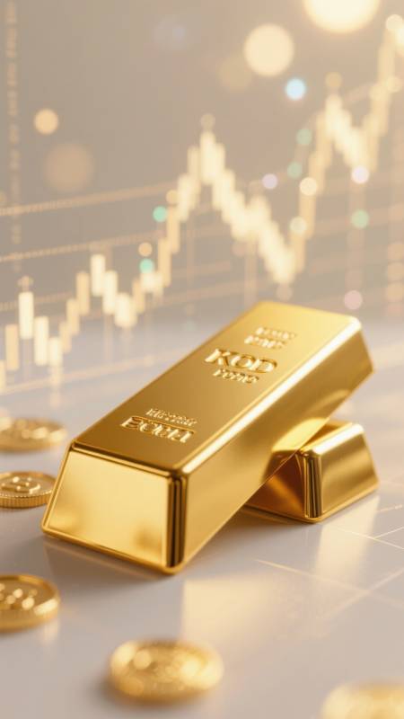 黄金金条金融投资背景图片