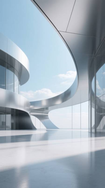 现代建筑弧形设计图片